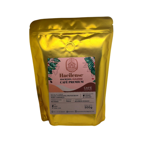 Café Tostado Bourbon Rosado - Grano