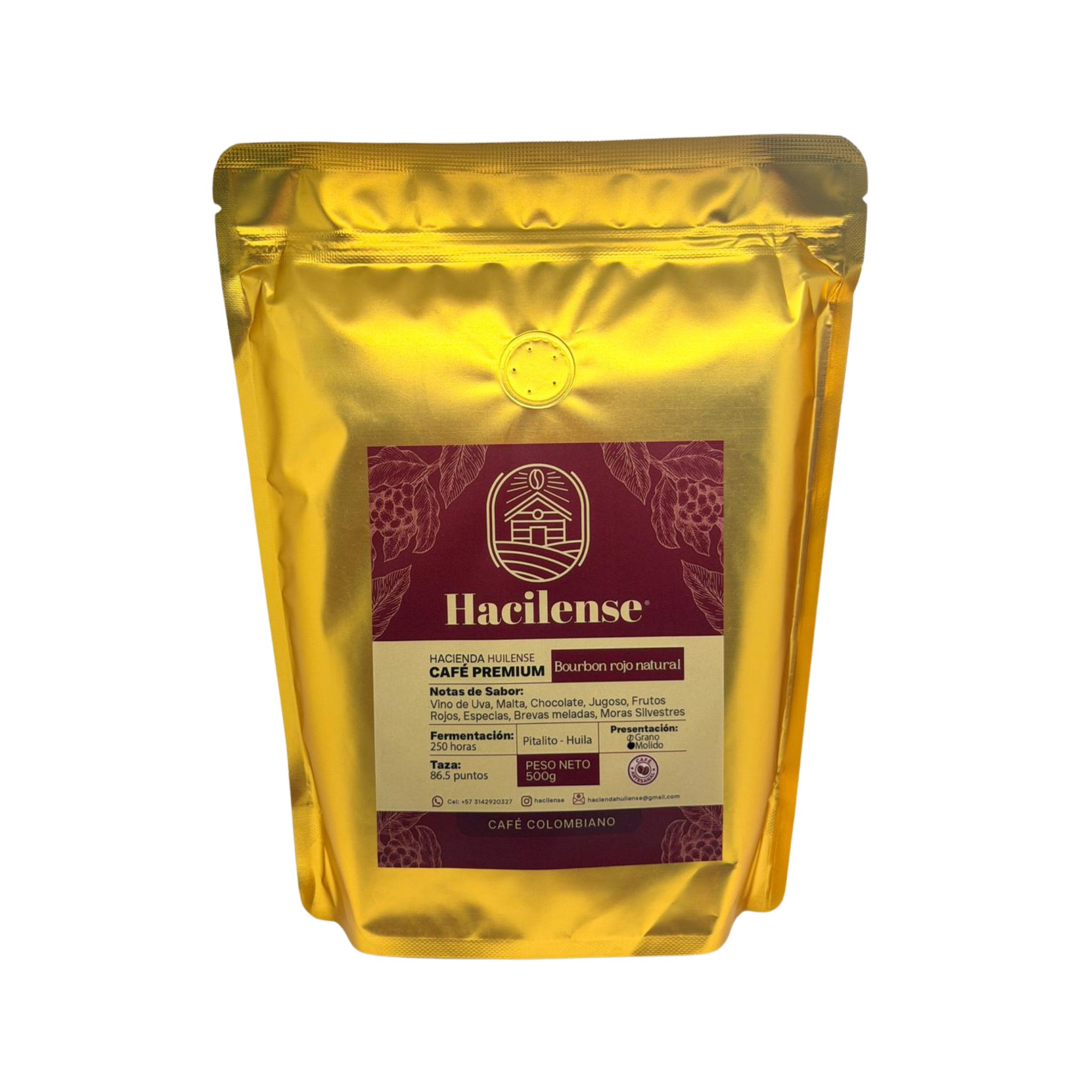 Café Tostado Bourbon Rojo - Grano