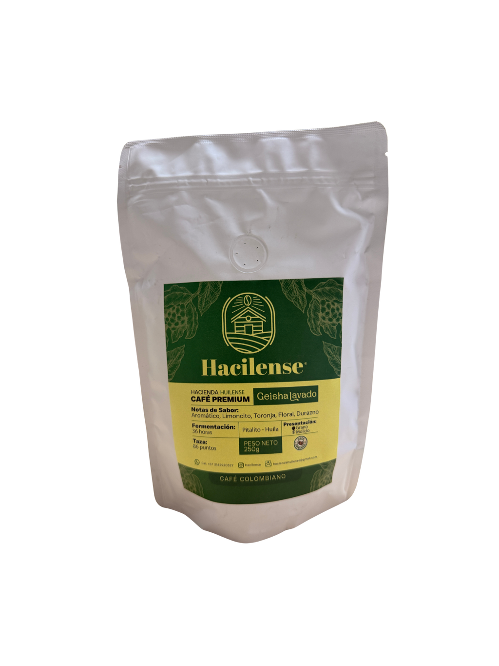 Variedad Geisha 250 Gramos
