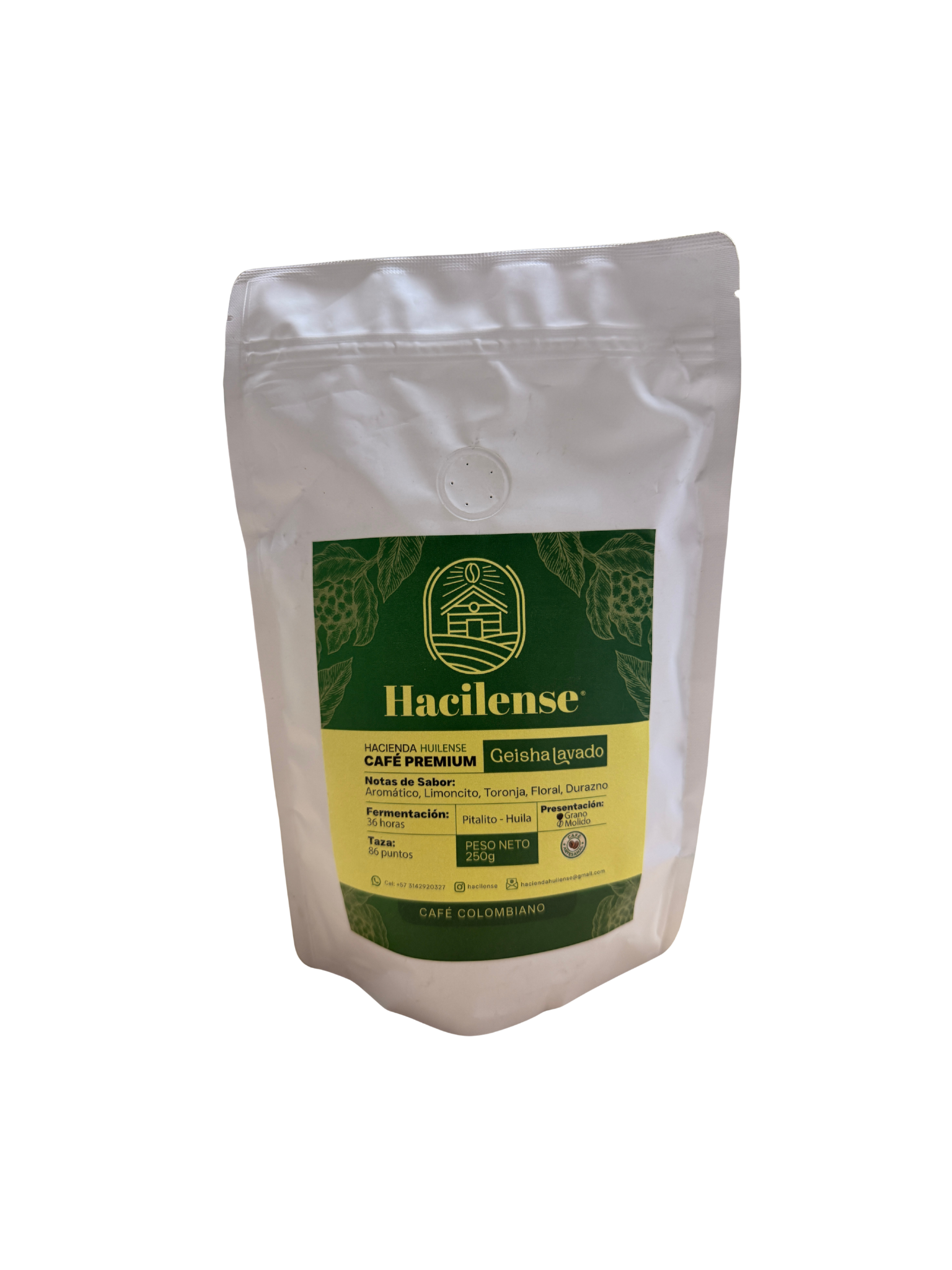 Variedad Geisha 250 Gramos