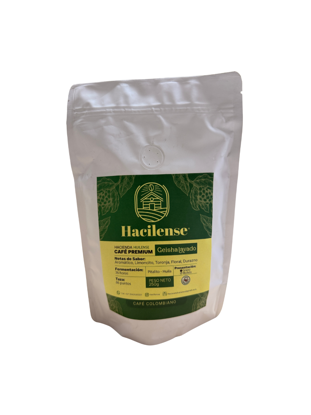 Variedad Geisha 250 Gramos