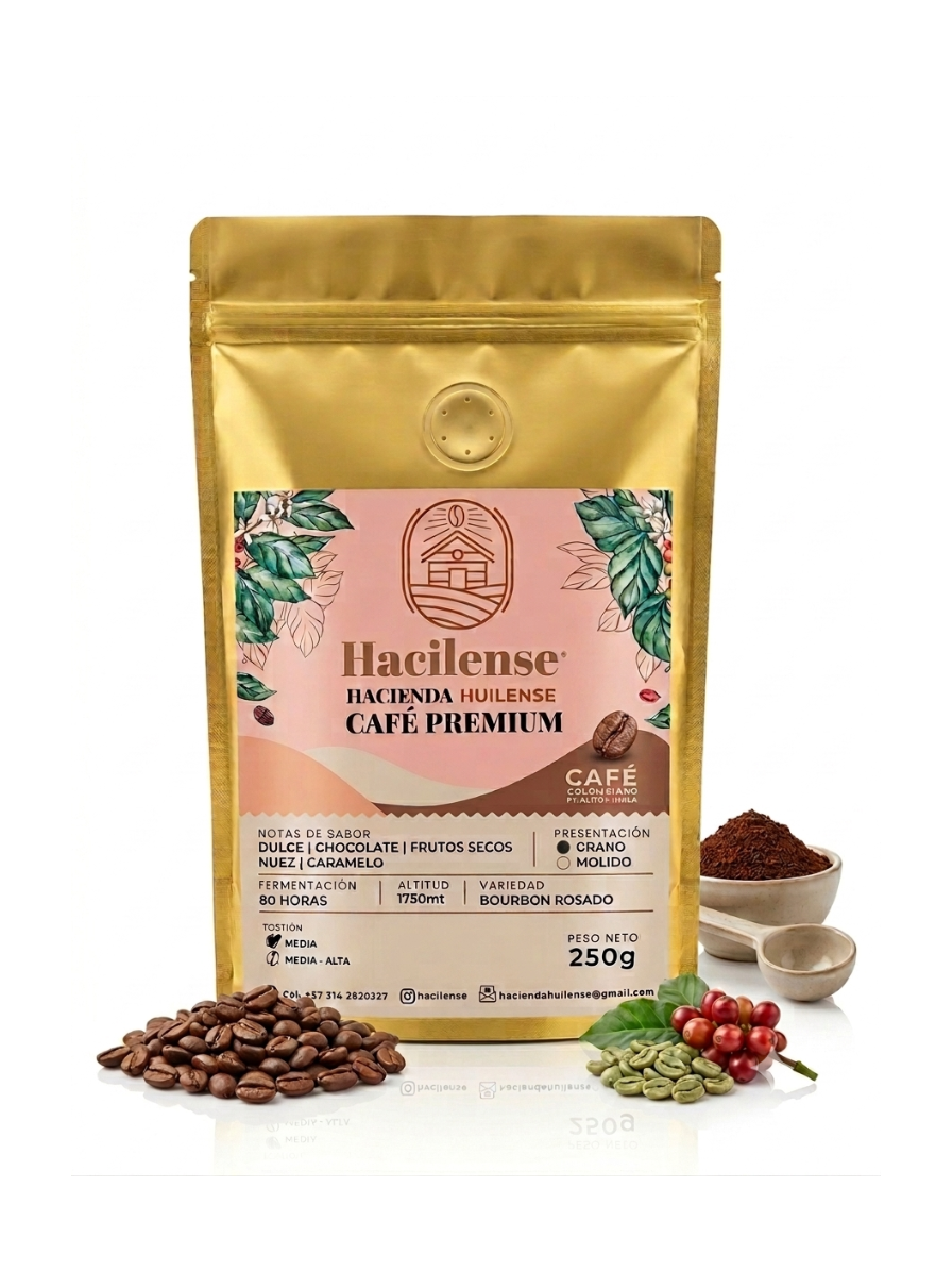 Variedad Bourbon Rosado Grano 250g
