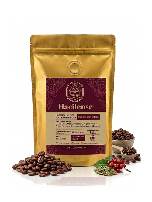 Variedad Bourbon Rojo Grano 250g
