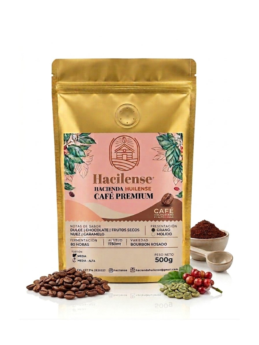 Variedad Bourbon Rosado Grano 500g