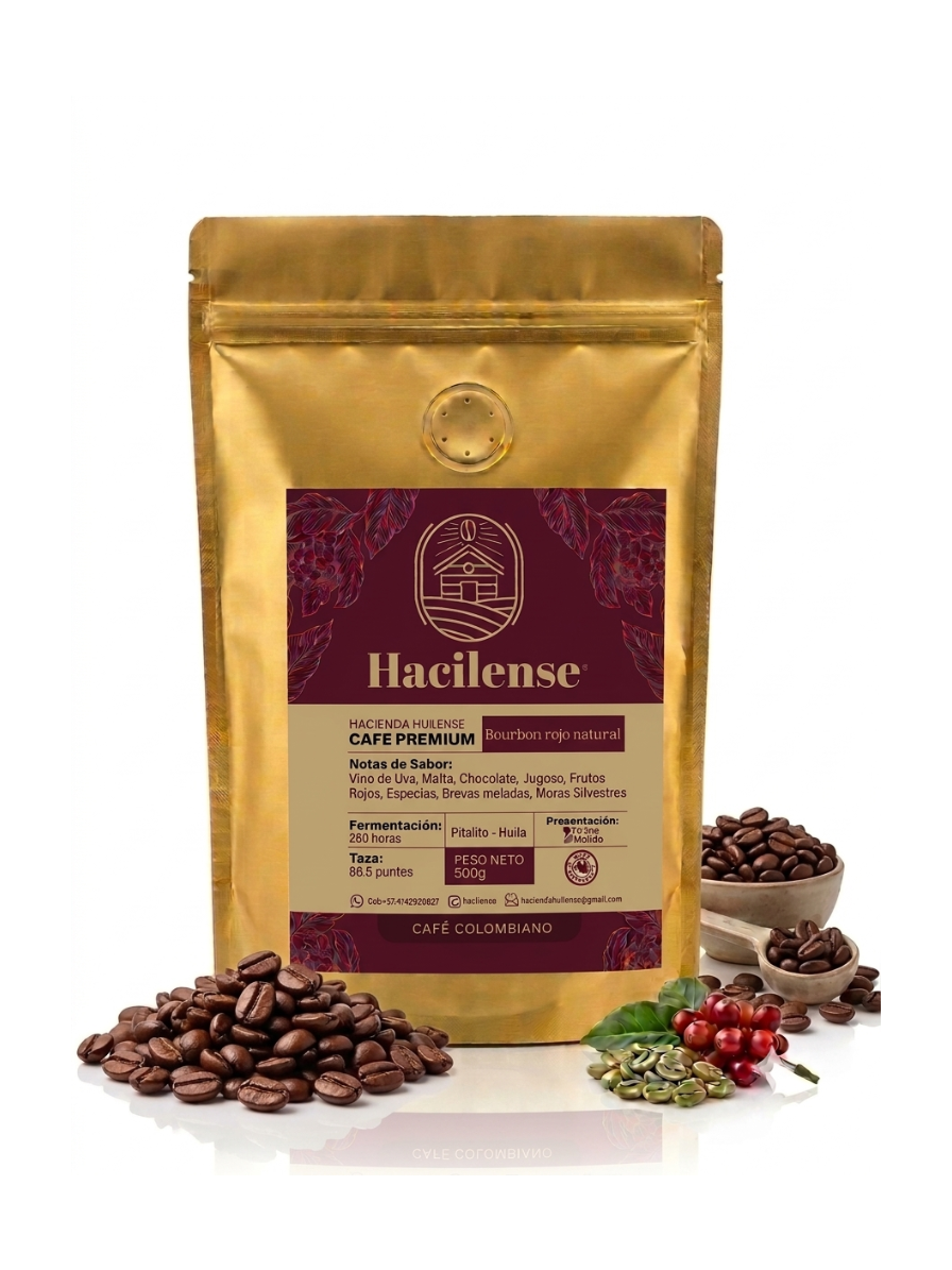 Variedad Bourbon Rojo Grano 500g