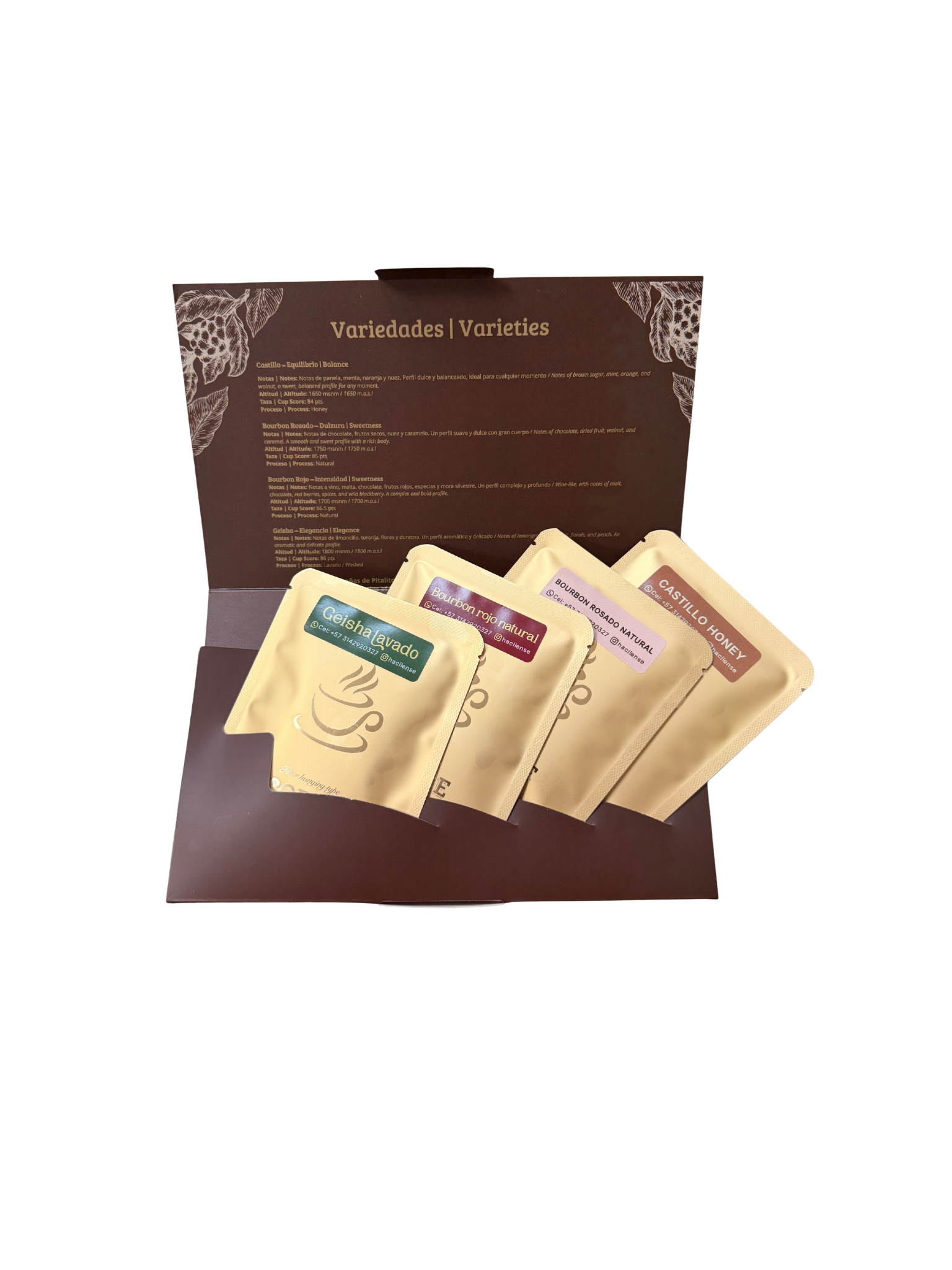 Kit Variedades Hacilense – Café de Especialidad